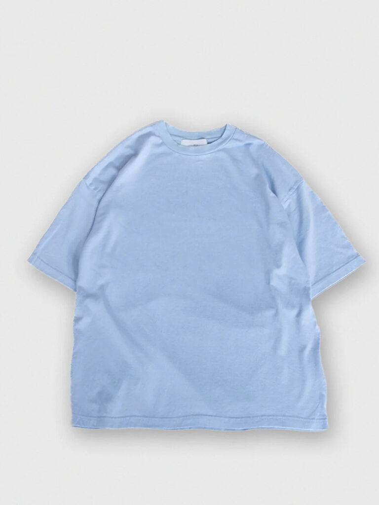 MUYA _ ストレートTシャツ / Sax