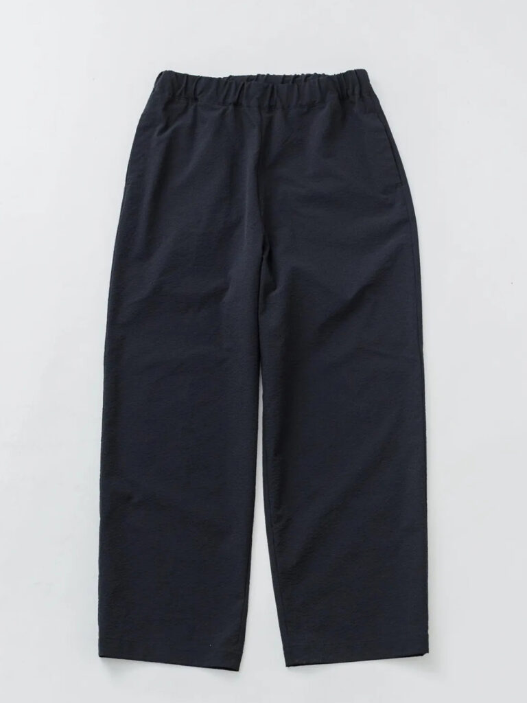 BETTER _ SEERSUCKER WIDE PANT / Black