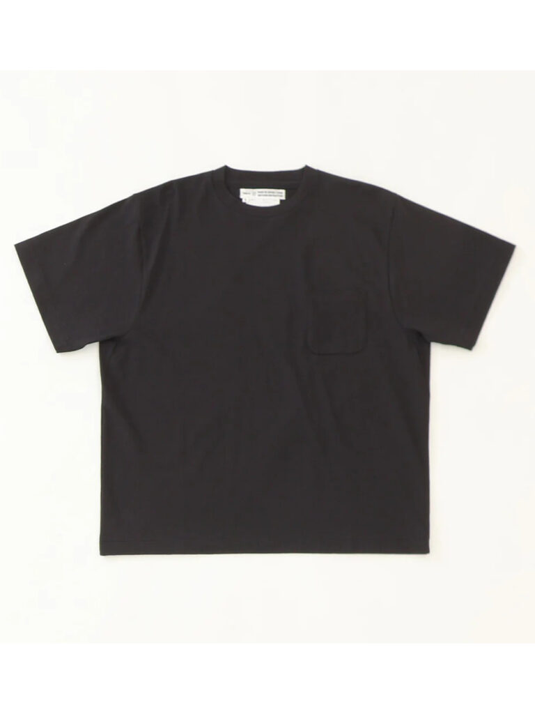 YAECA  U_ ドライタッチ  T-shirt / Black