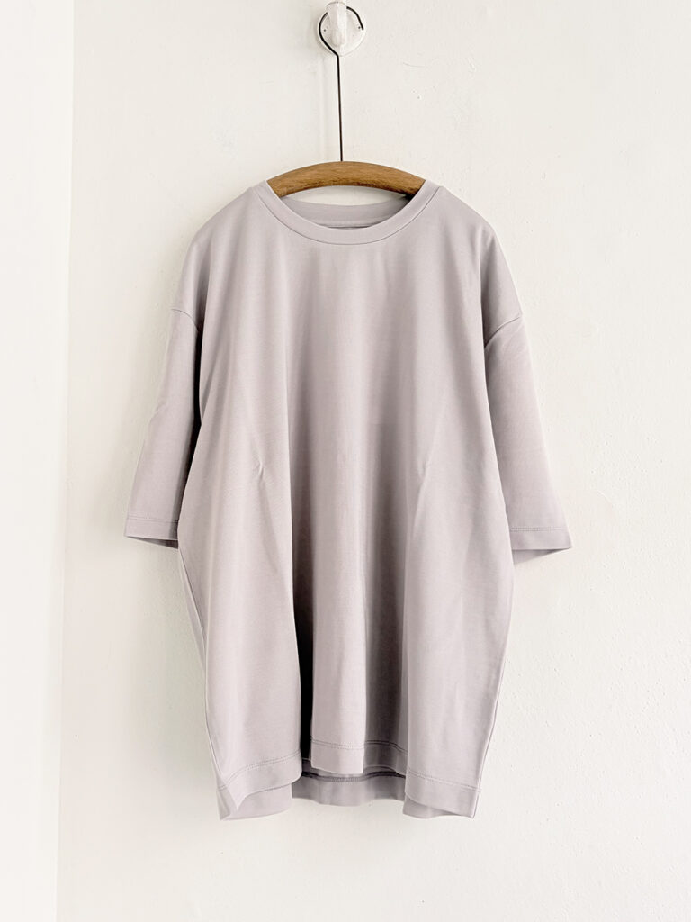 LAMOND _Wool Polyester Short Sleeve Tee  /  L,gray