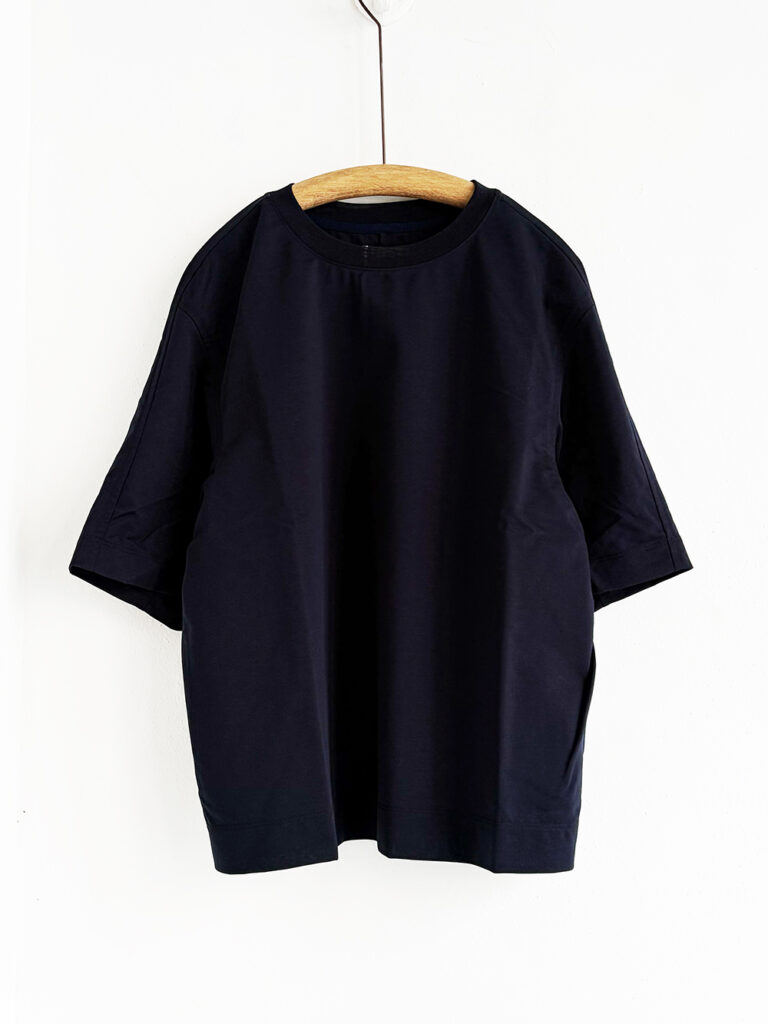 LAMOND _Stitch Work Cool Tee  /  Navy black