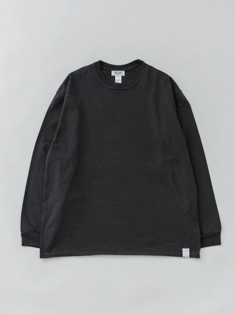 BETTER _BOX TUBE T-SHIRT   L/S  / Charcoal