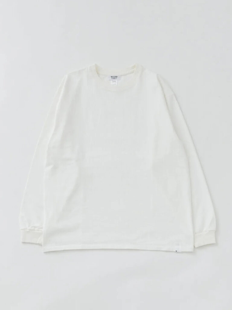 BETTER _BOX TUBE T-SHIRT   L/S  / White
