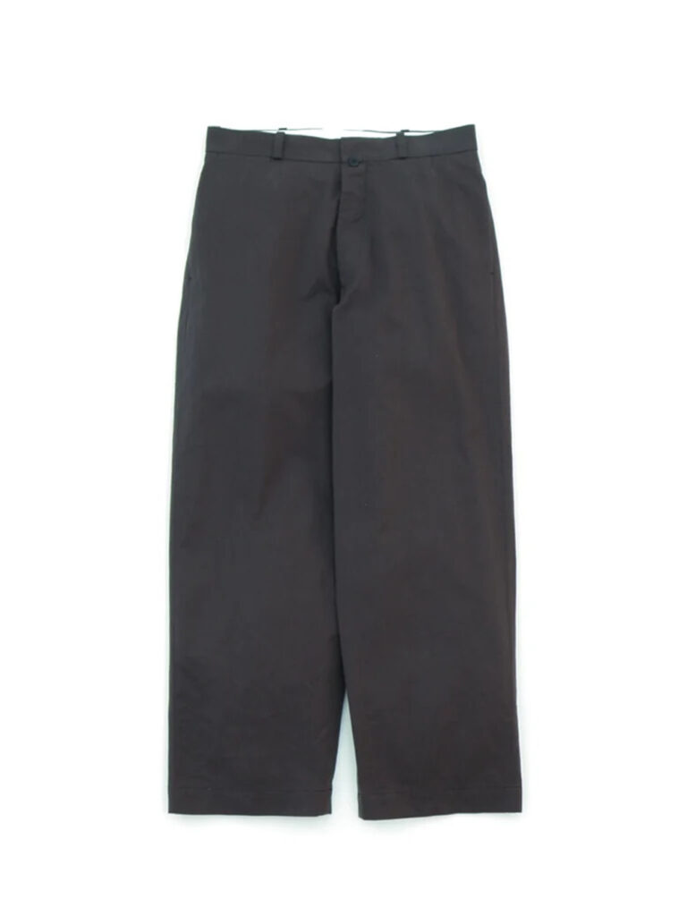 YAECA _ Chino Trousers Wide Straight  / Charcoal