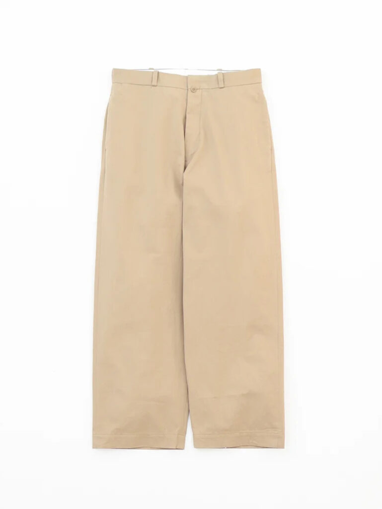 YAECA _ Chino Trousers Wide Straight  / Khaki